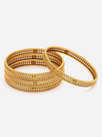 Set PANASH 4 Gelang Antik Bersalut Emas 24 CT