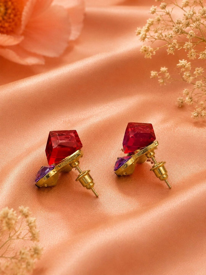 VOGUE PANASH Geometric Studs Earrings