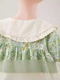 YK Floral Print Fit & Flare Dress