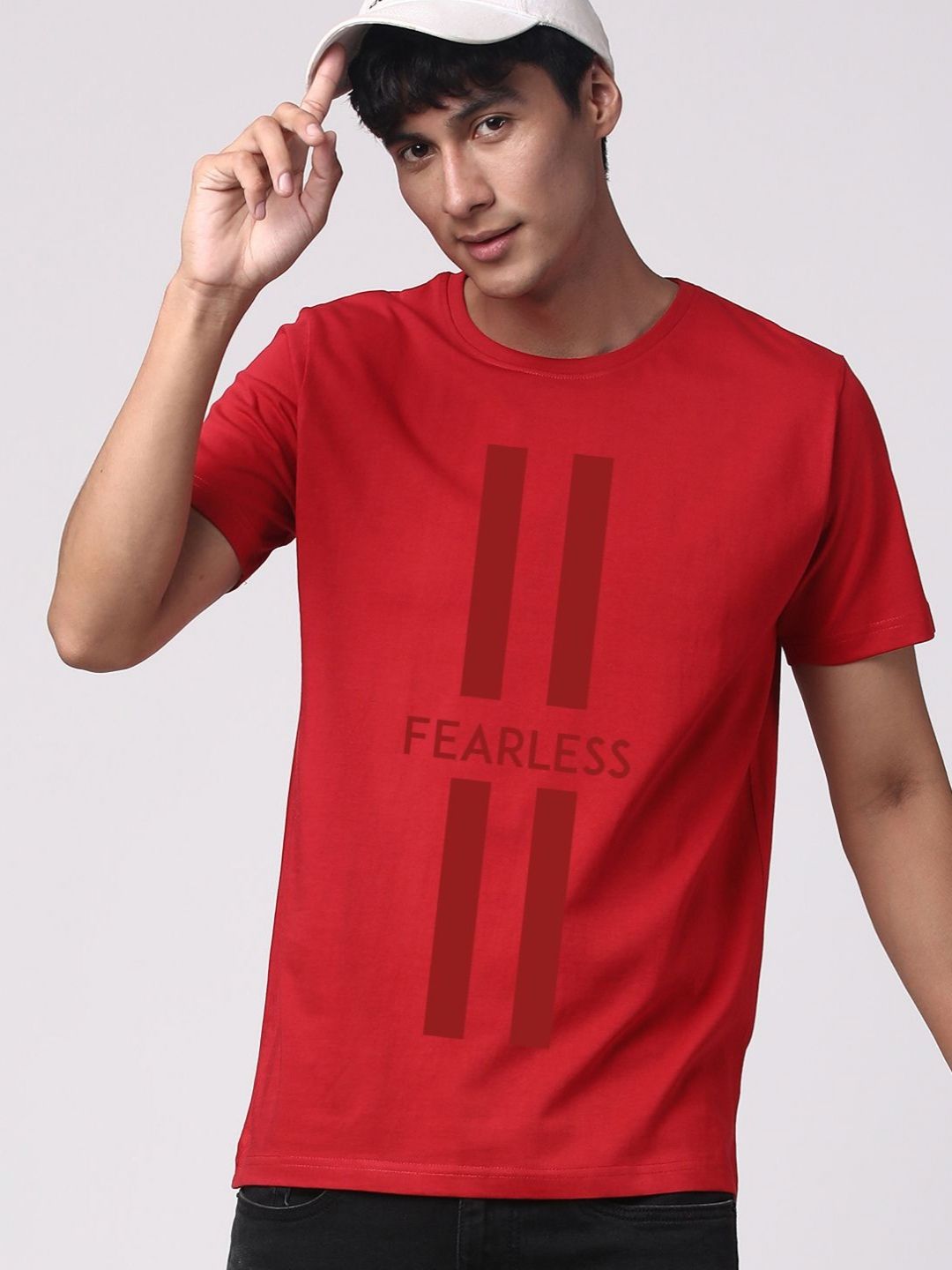 ADRO Men Graphic Printed Round Neck T-shirt