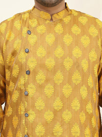 SOJANYA PLUS Plus Size Ethnic Motifs Thread Work Straight Kurta with Pyjamas