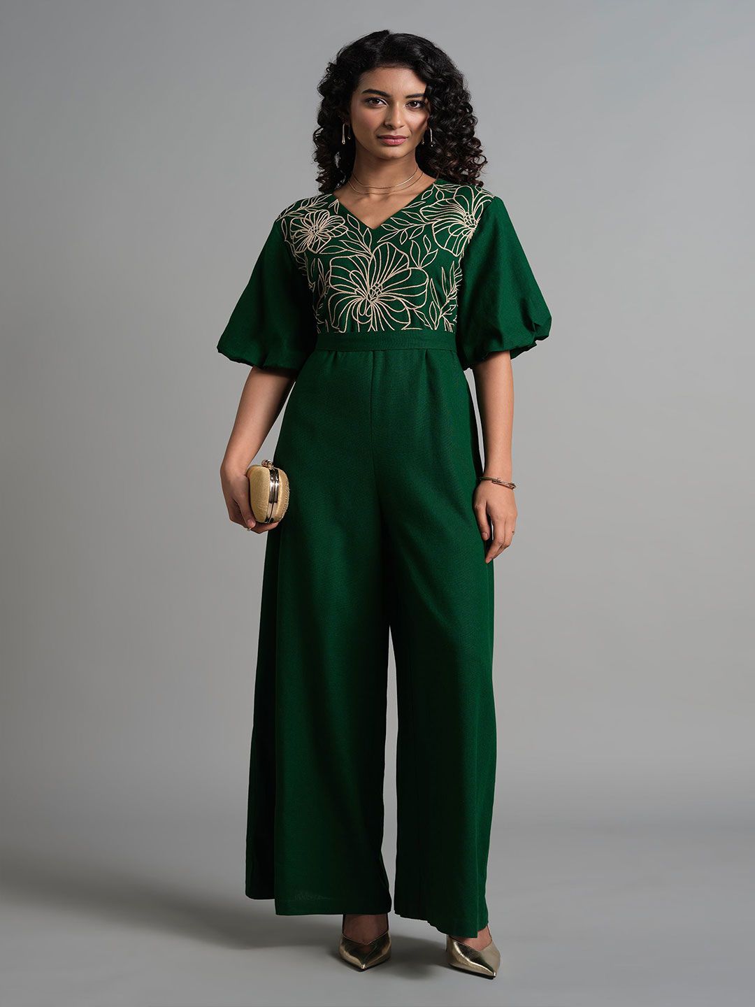 AND Printed Basic Jumpsuit
