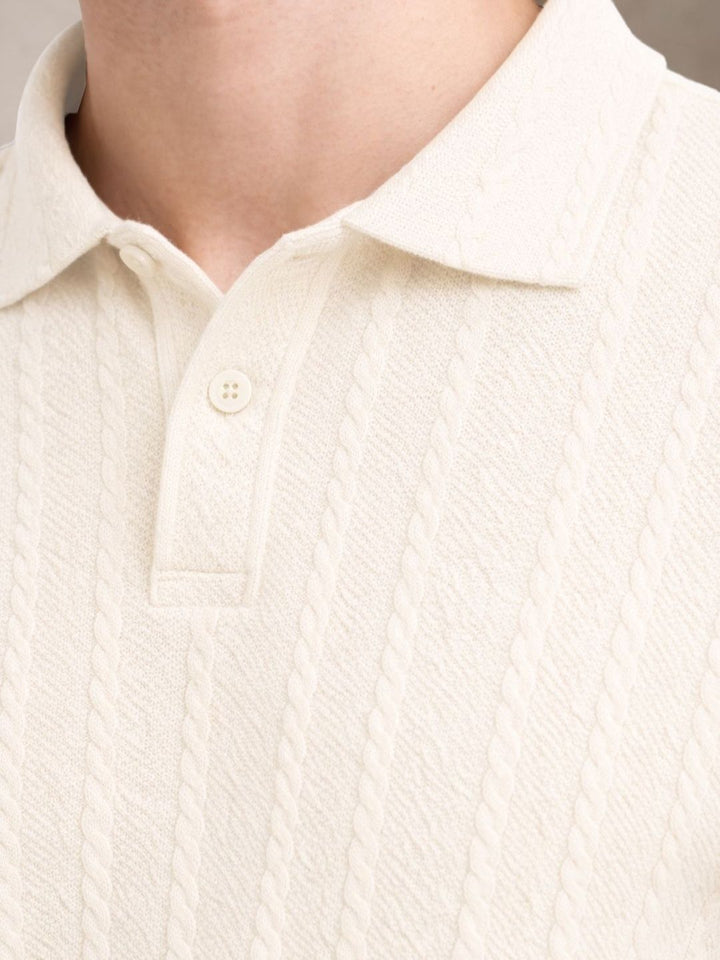 ADRO Men Polo Collar T-shirt
