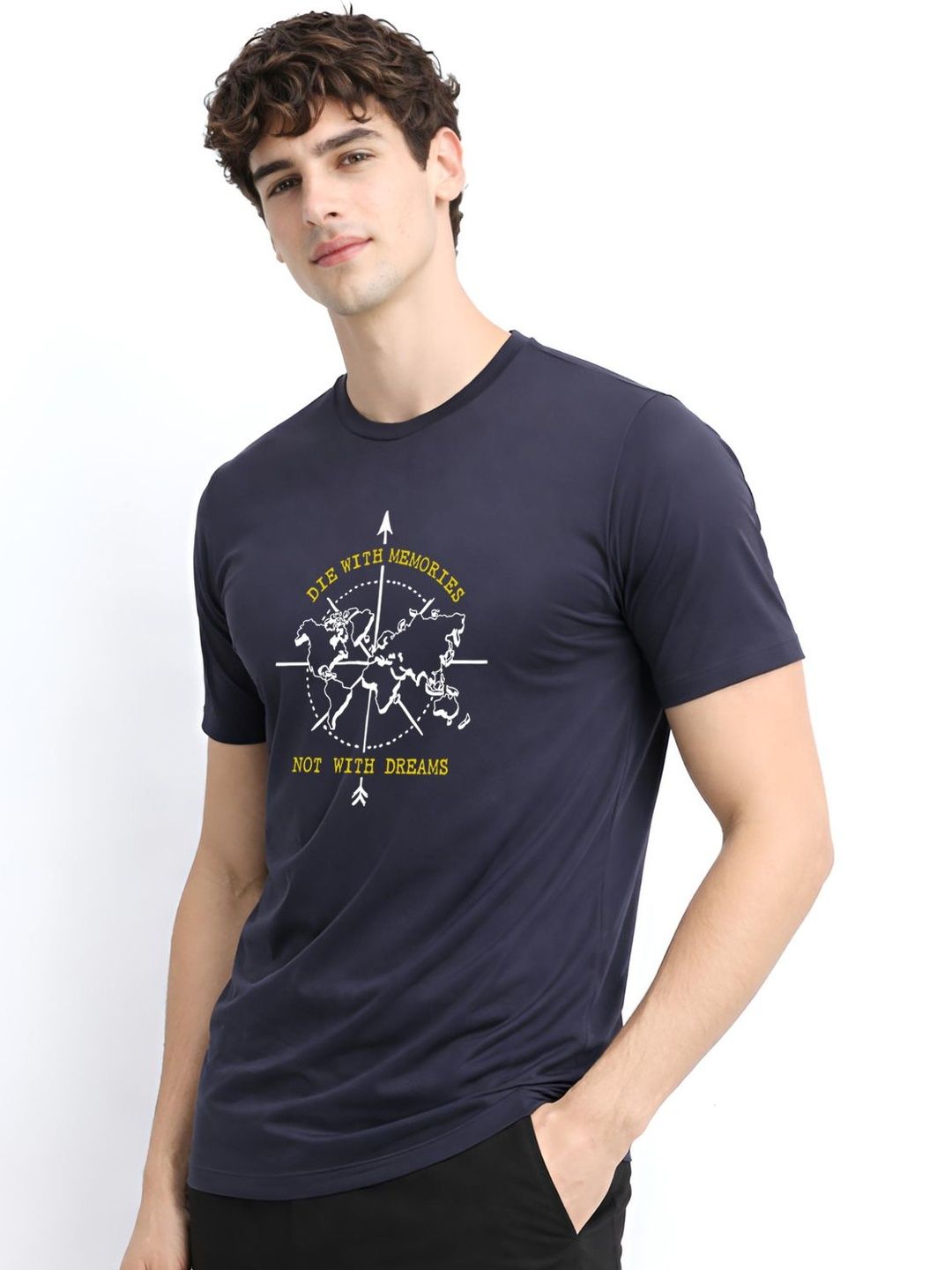 ADRO Men Printed T-shirt