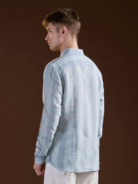 THE BEAR HOUSE Men Slim Fit Opaque Striped Casual Shirt