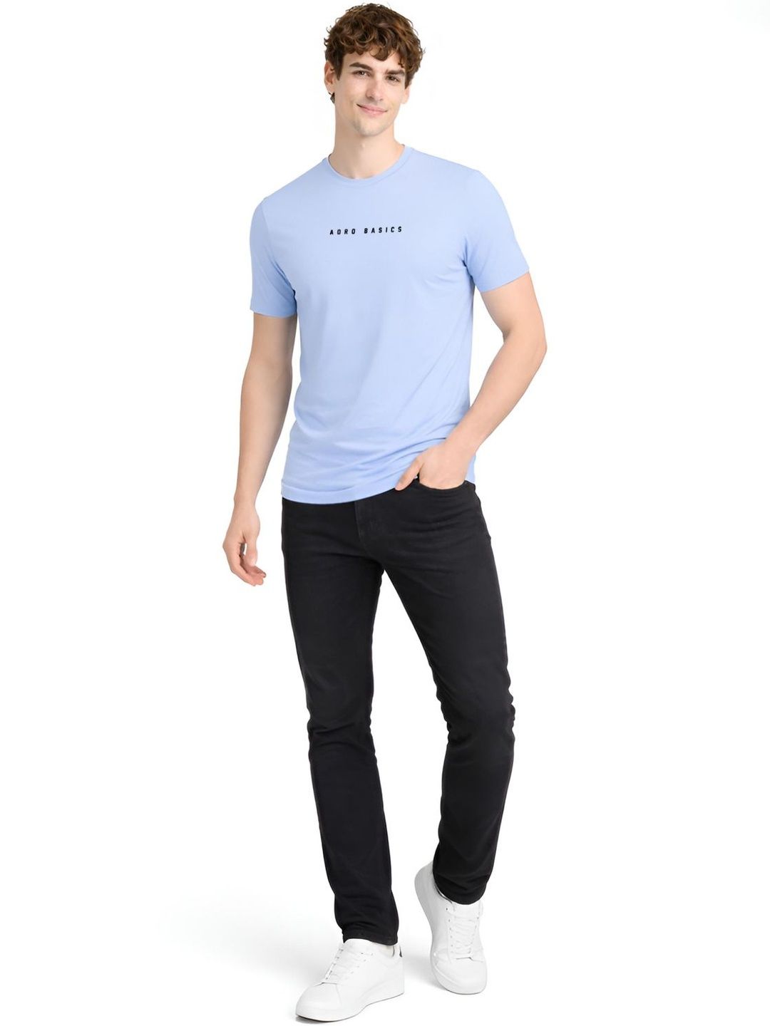 ADRO Men Typography Printed T-shirt