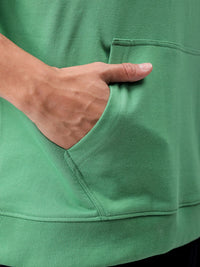 The Indian Garage Co Men Solid Hooded Sweatshirt