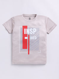 HRX by Hrithik Roshan Boys Typography Printed Rapid-Dry T-shirt