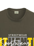 ADRO Men Graphic Printed Round Neck Cotton T-shirt