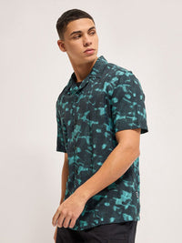 THE BEAR HOUSE Men Abstract Printed Opaque Casual Shirt