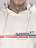 ADRO Men Graphic Printed Hooded Sweatshirt