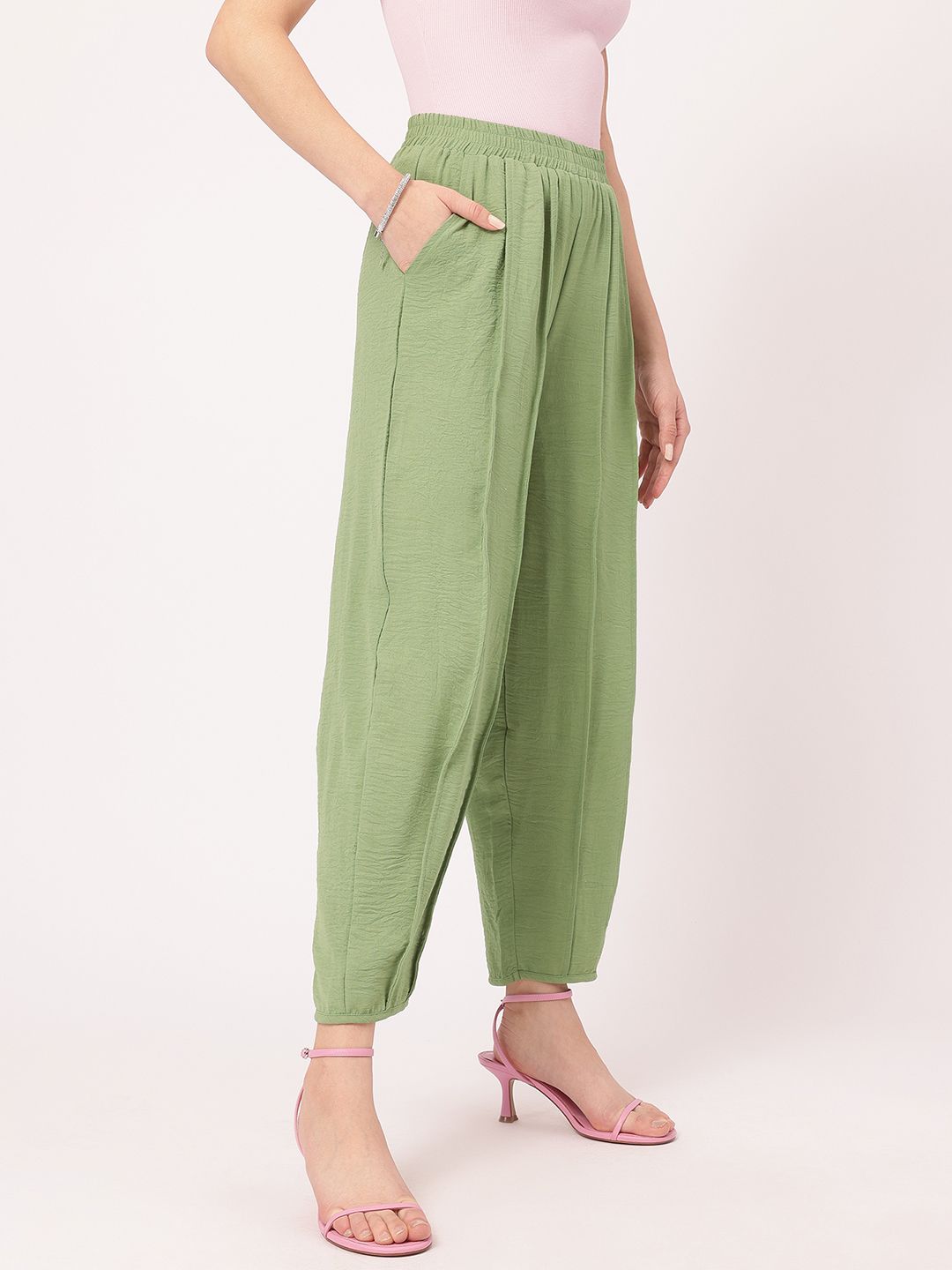 DressBerry Women Timeless Tailoring Pleated Trousers