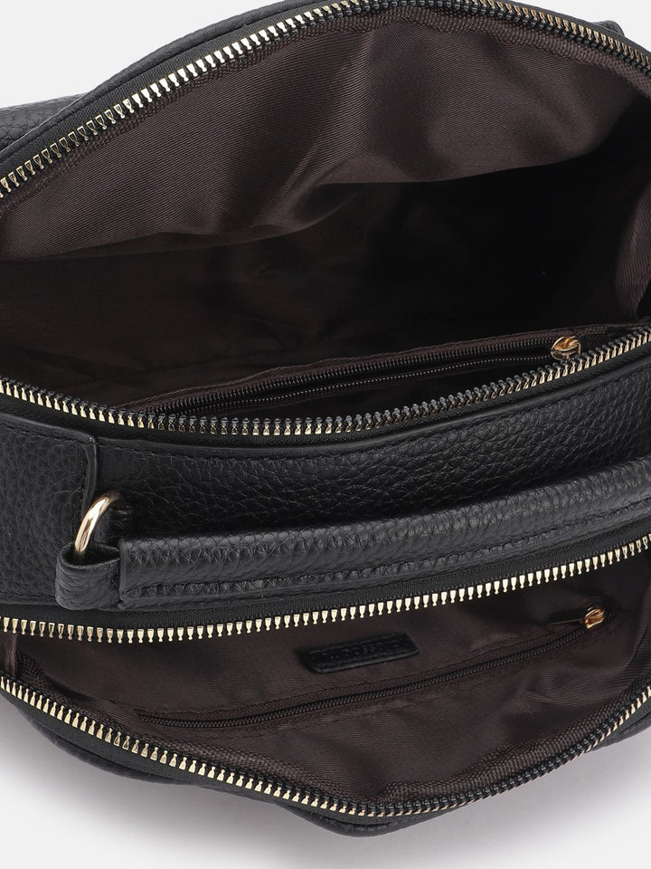 DressBerry Textured Structured Handheld Bag