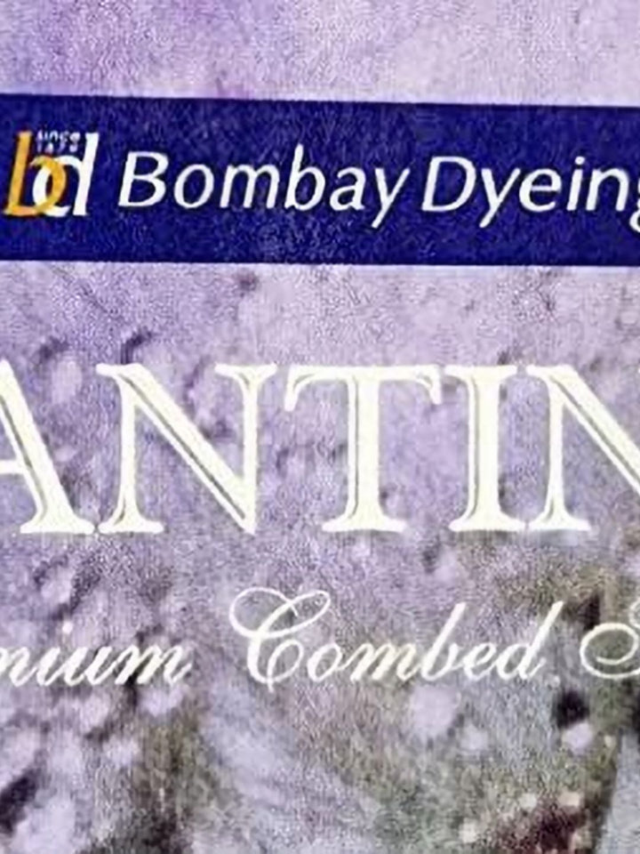 BOMBAY DYEING Turquoise Blue Cotton 550 GSM Bath Towel