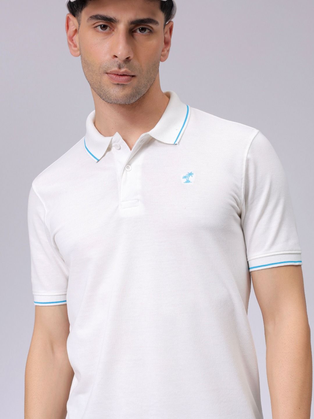 The Indian Garage Co Men Polo Collar Pockets T-shirt