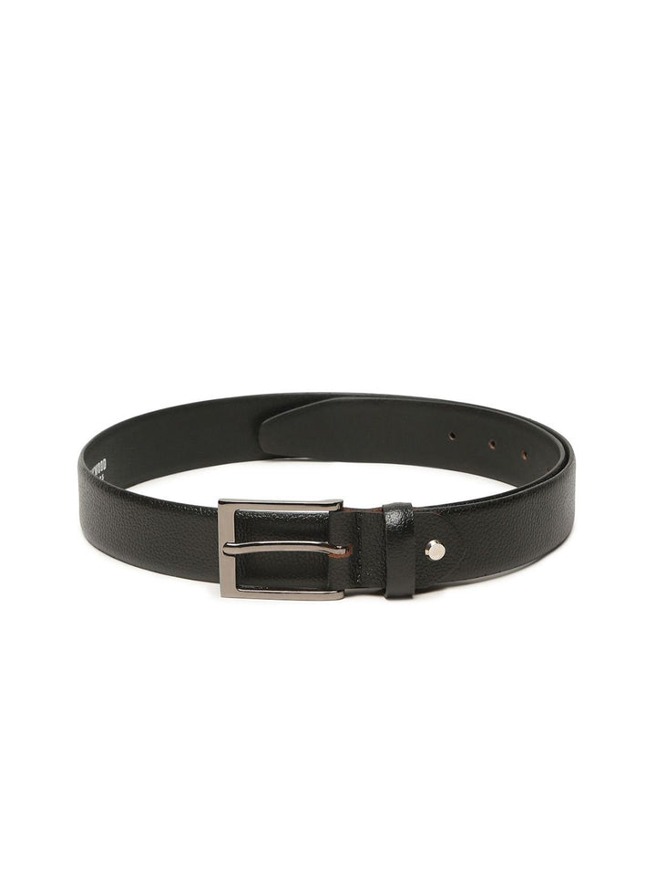 Teakwood Leathers Men Textured Leather Belt
