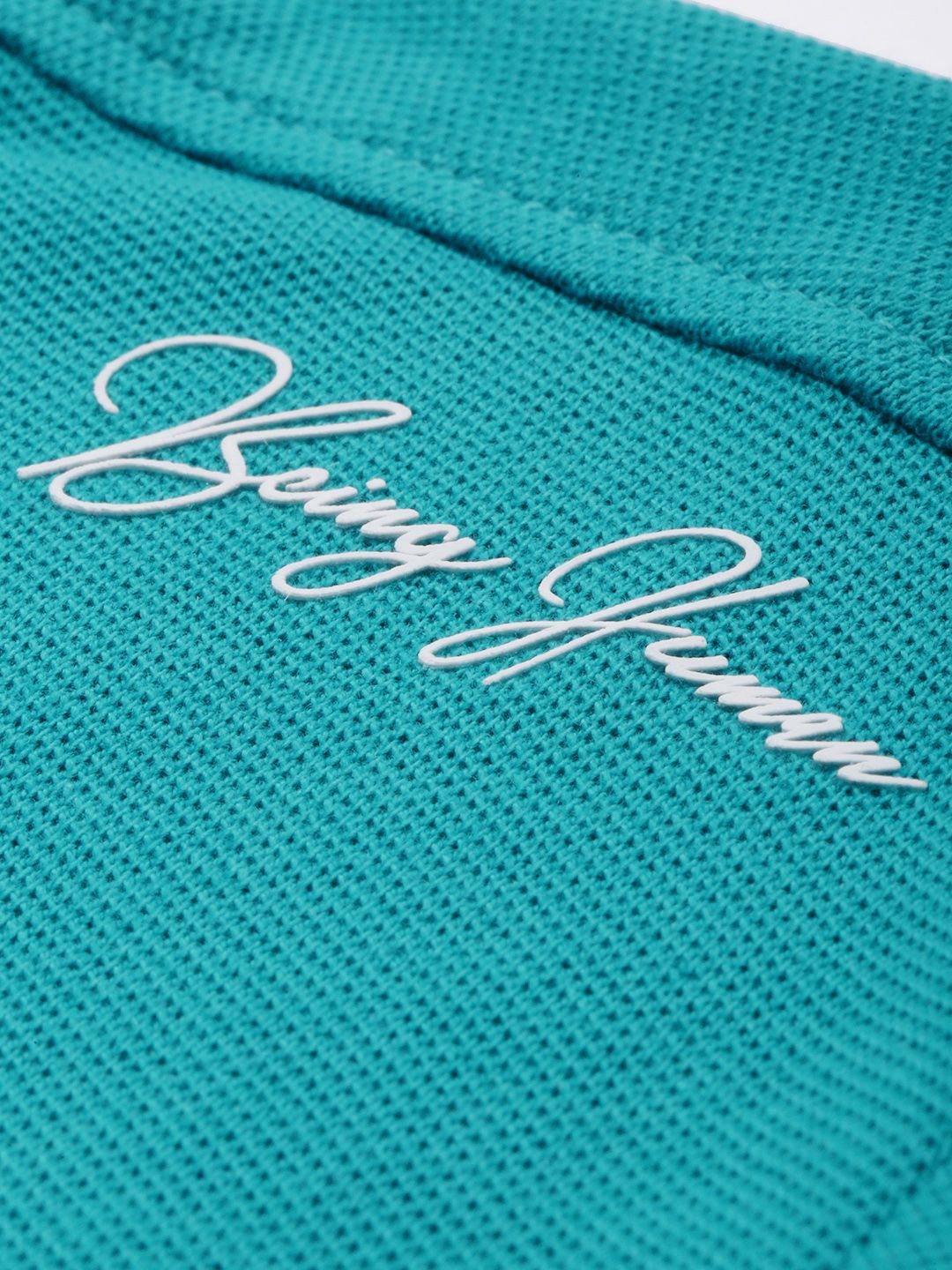 Being Human Polo Collar Pure Cotton T-shirt