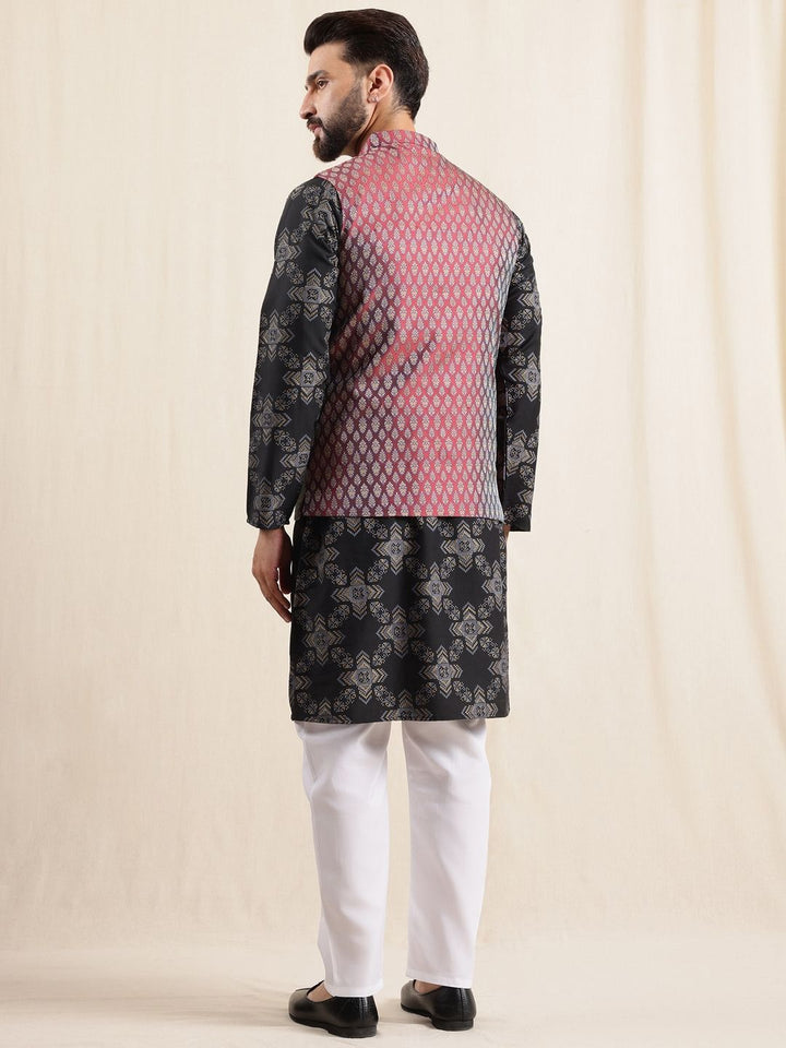 Anouk Men Printed Regular Kurta with Pyjamas