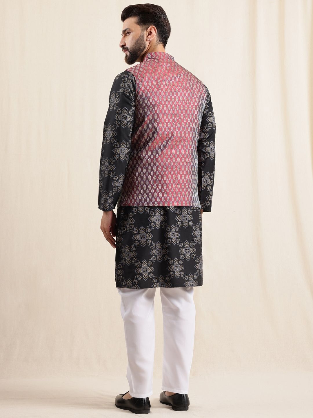Anouk Men Printed Regular Kurta with Pyjamas
