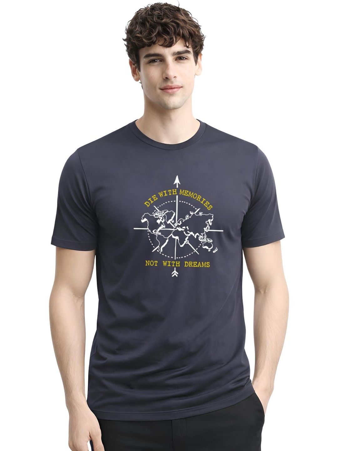 ADRO Men Printed T-shirt