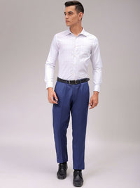 The Indian Garage Co. X Luxe Men Cutaway Collar Checked Slim Fit Formal Shirt