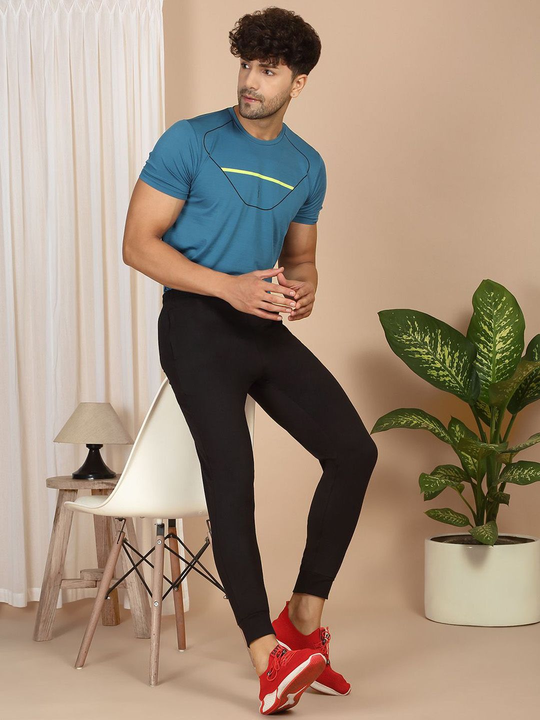 Sweet Dreams Men Cotton Mid-Rise Regular Fit Joggers