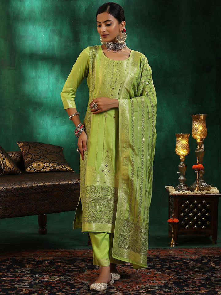 Libas Women Ethnic Motifs Regular Kurta with Trousers & With Dupatta