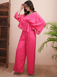 Vishudh V-Neck Top & Palazzo