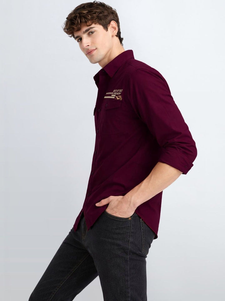 ADRO Men Standard Printed Casual Shirt