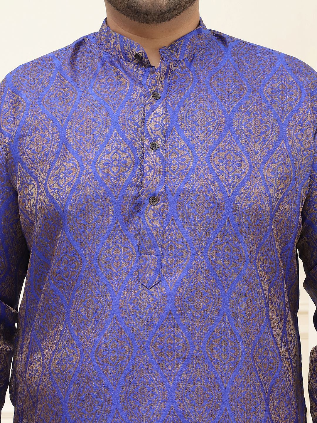 SOJANYA PLUS Plus Size Woven Design Kurta with Pyjama
