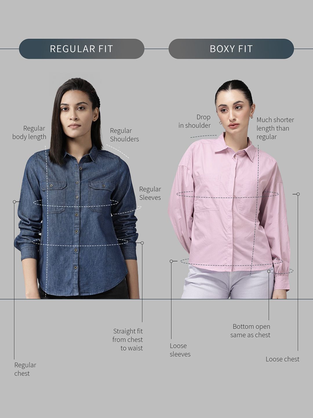 DressBerry Classic Minimalist Waisted Crop Shirt