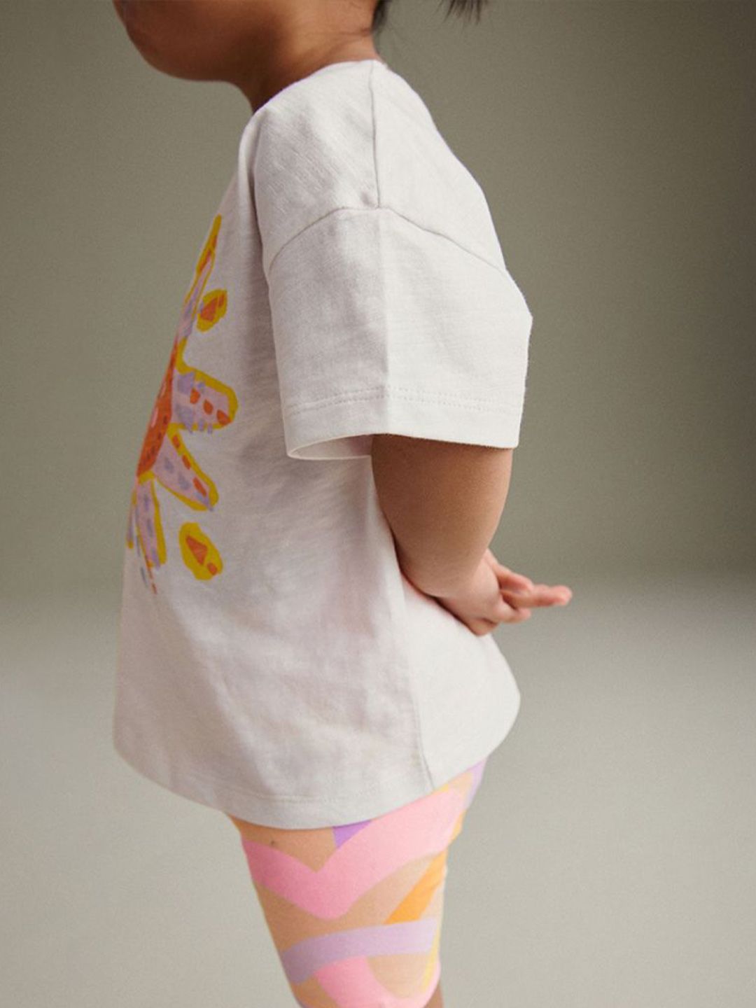 YK Girls Printed T-shirt with Shorts