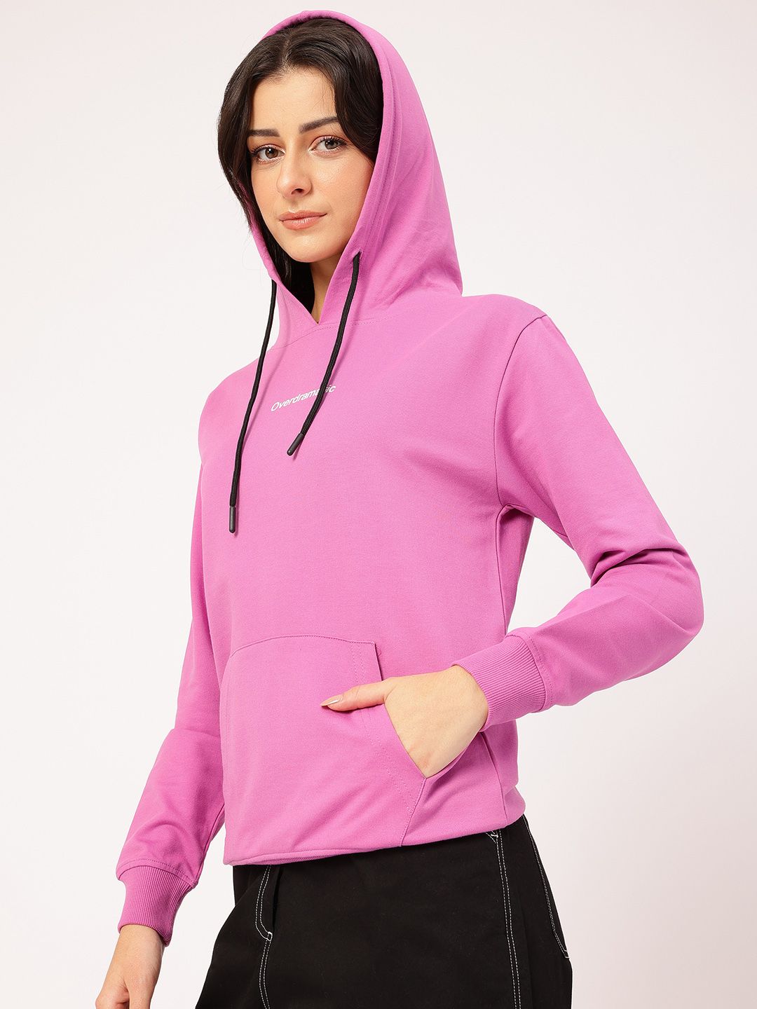 DressBerry Hooded Printed Sweatshirt