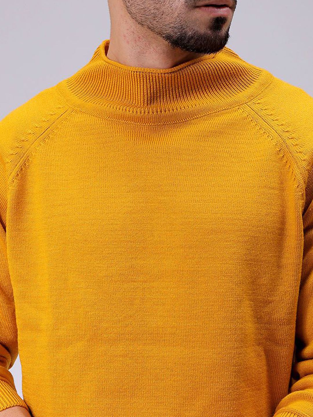 The Indian Garage Co Men Turtle Neck Pullover Sweater