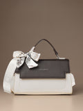 Lino Perros Structured Sling Bag With Bow Detail