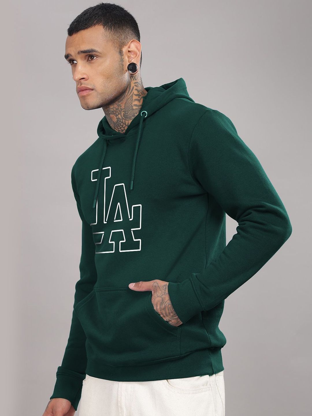 ADRO Lelaki Graphic Printed Pullover Sweatshirt