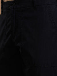 HIGHLANDER Men Straight Fit High-Rise Cargos Trousers