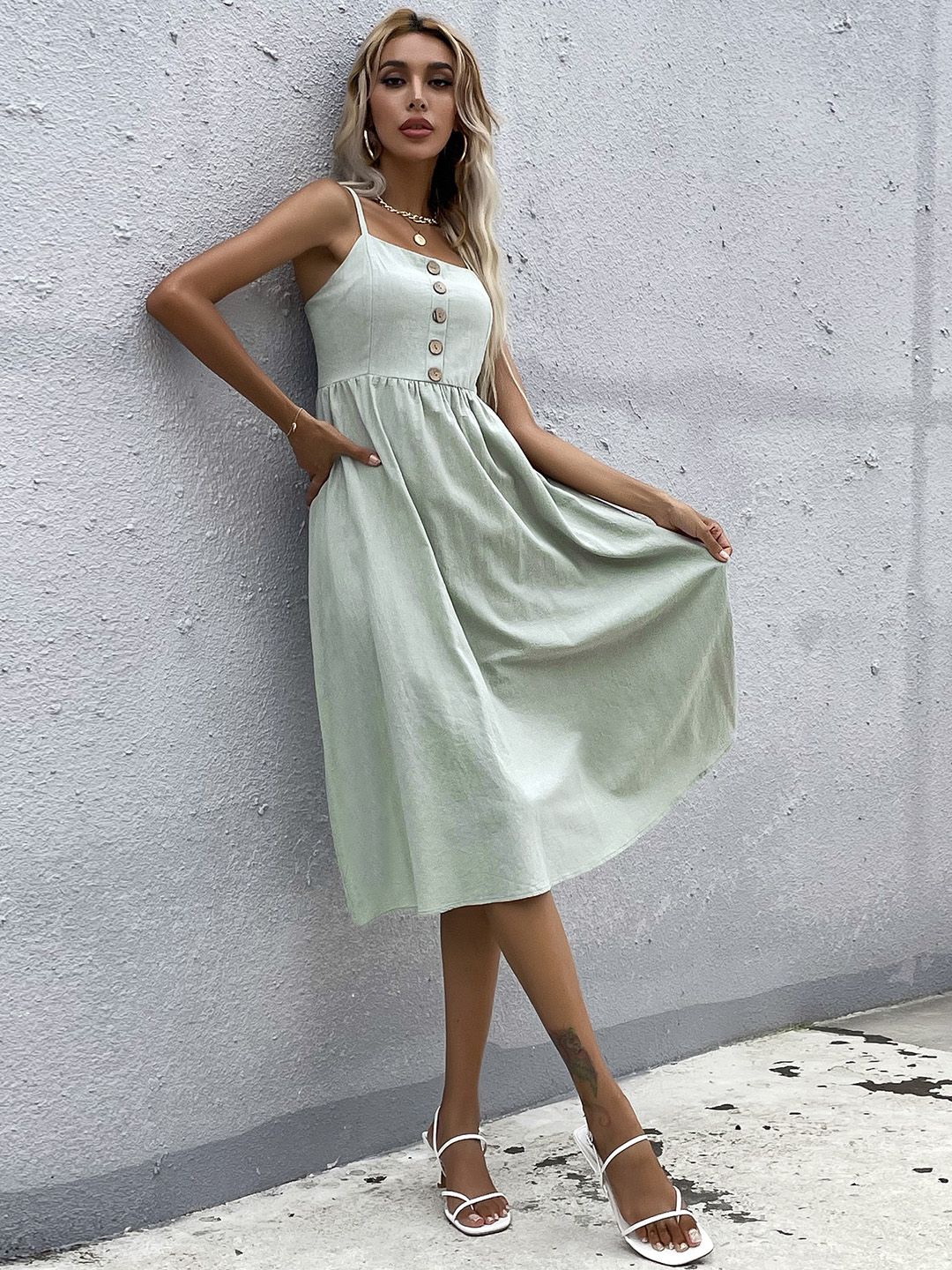 DressBerry A-Line Midi Dress