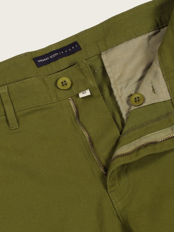 Thomas Scott Men Smart Easy Wash Cargos Trousers