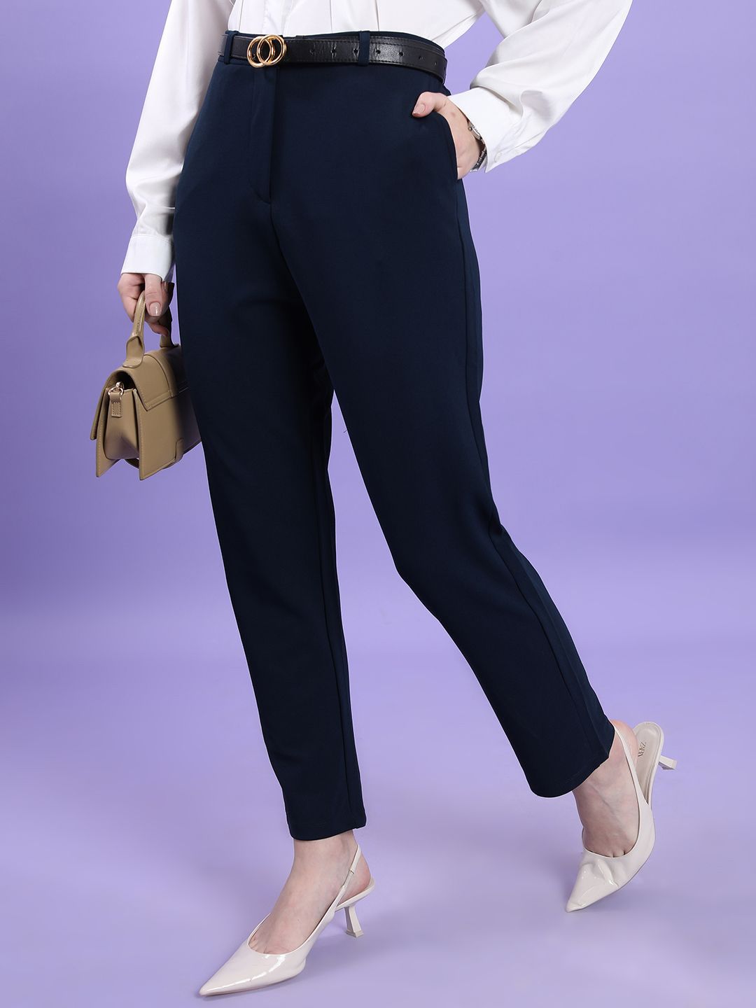 Tokyo Talkies Women Slim Fit Trouser