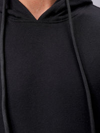 The Indian Garage Co Men Hooded Short Sleeves Hooded Casual Sweatshirt