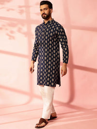 Anouk Men Paisley Printed Regular Kurta with Pyjamas