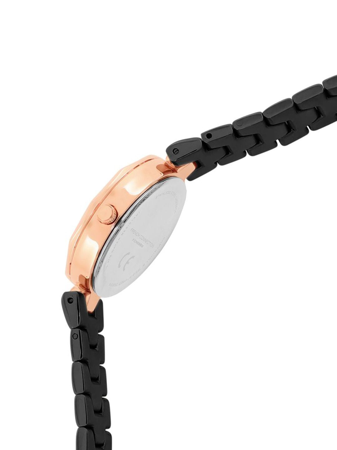 Sambungan Perancis Wanita Dial Gelang Gaya Gelang Tali Reset Masa Analog Watch FCH09BM