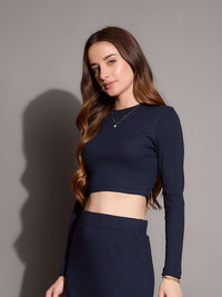 SASSAFRAS BASICS Cotton Crop Top