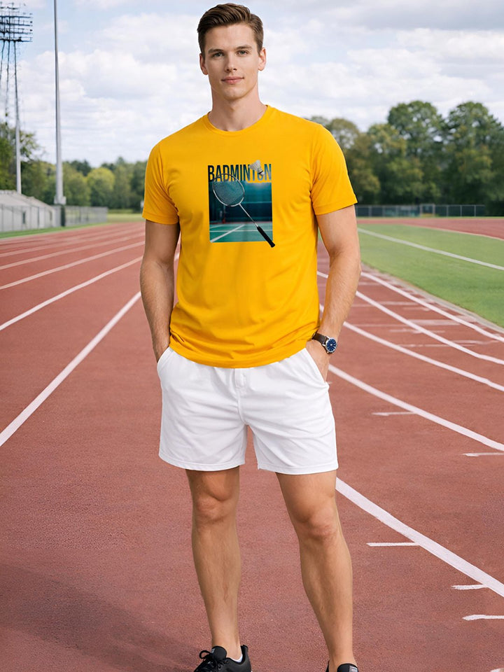 ADRO Men Sports Printed T-shirt