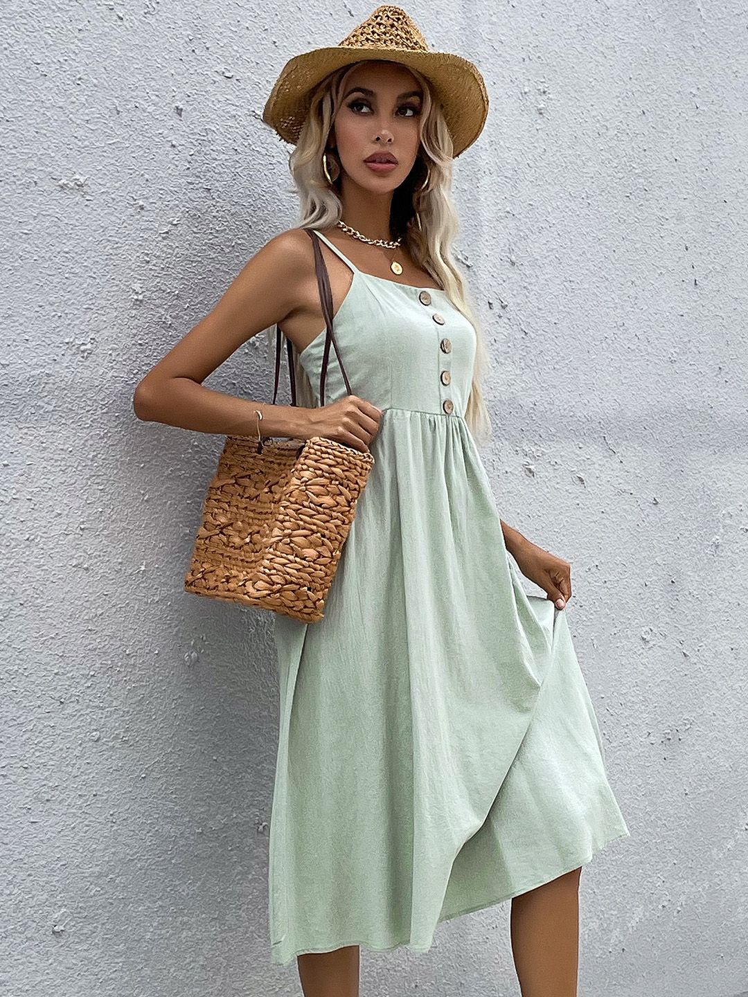 DressBerry A-Line Midi Dress