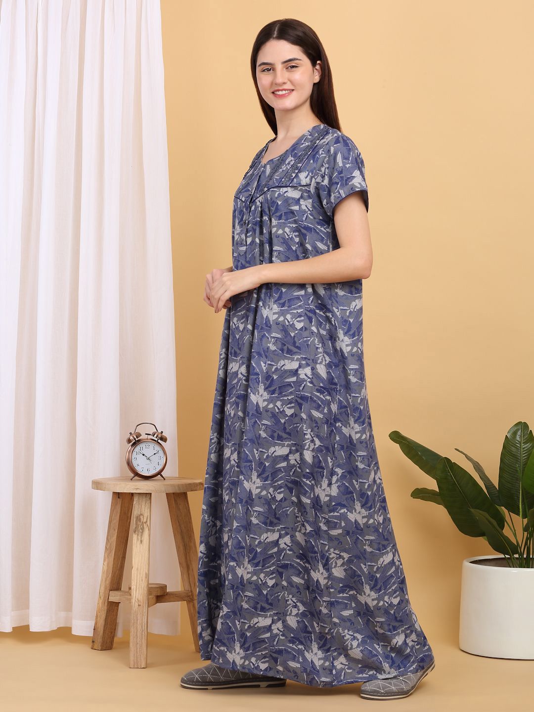 Sweet Dreams Printed Maxi Nightdress