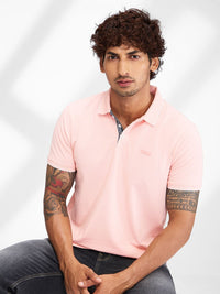 SPYKAR Men Polo Collar Pockets Slim Fit T-shirt