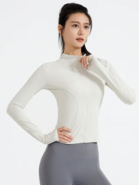 HRX by Hrithik Roshan Solid High Neck Fitted Top