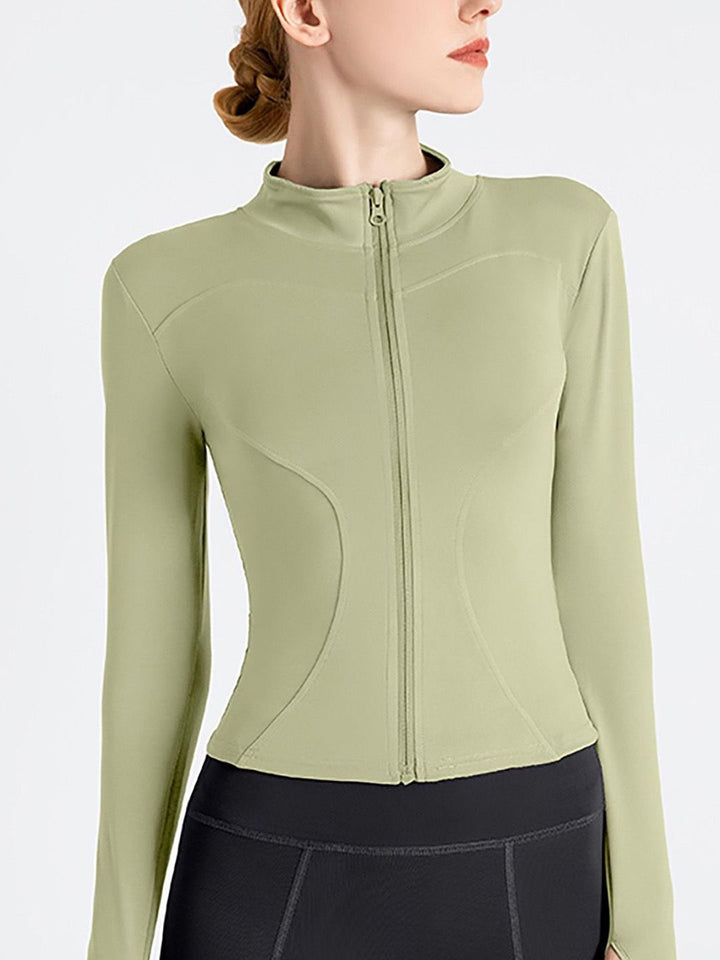 HRX by Hrithik Roshan Mock Collar Long Sleeves Sporty Jacket